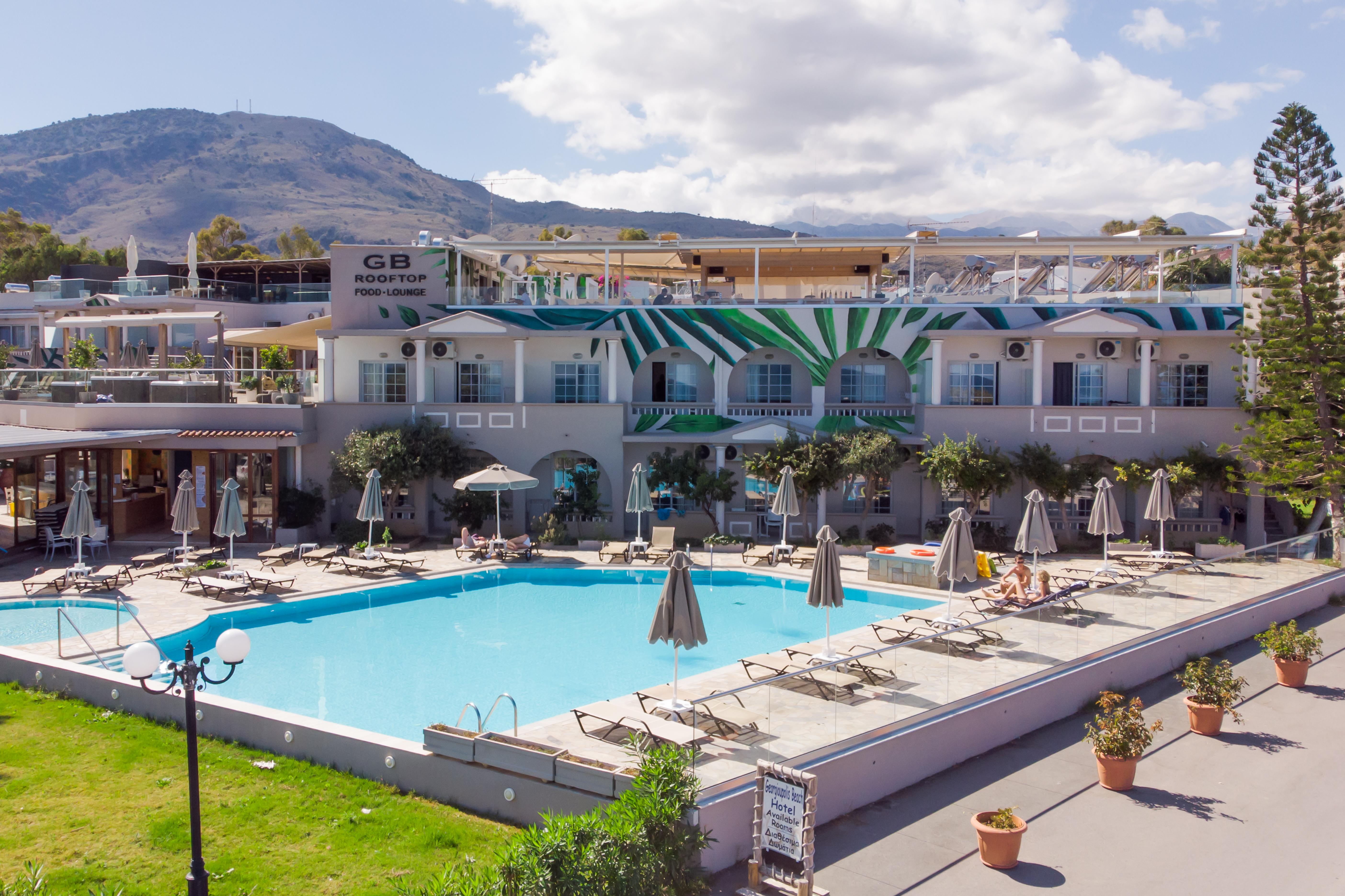Georgioupolis Beach Hotel Chania  Bagian luar foto